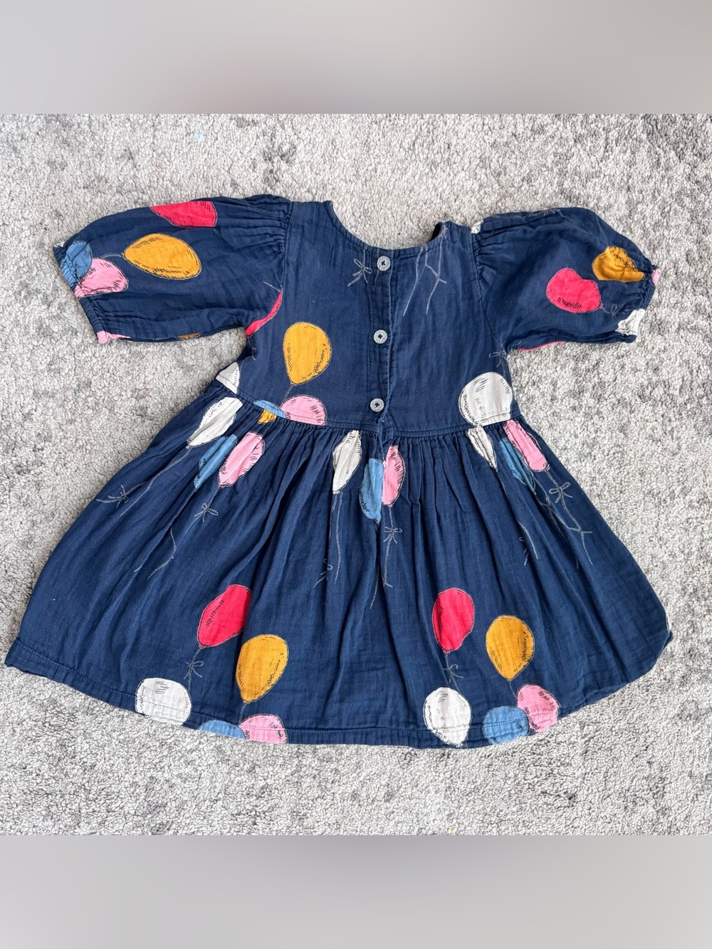 Pink Chicken New York Balloon Dress Girls Size 5Y - Picture 3 of 4